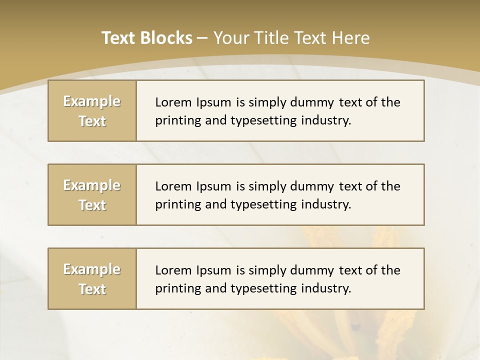 Mountain Spring Blossom PowerPoint Template