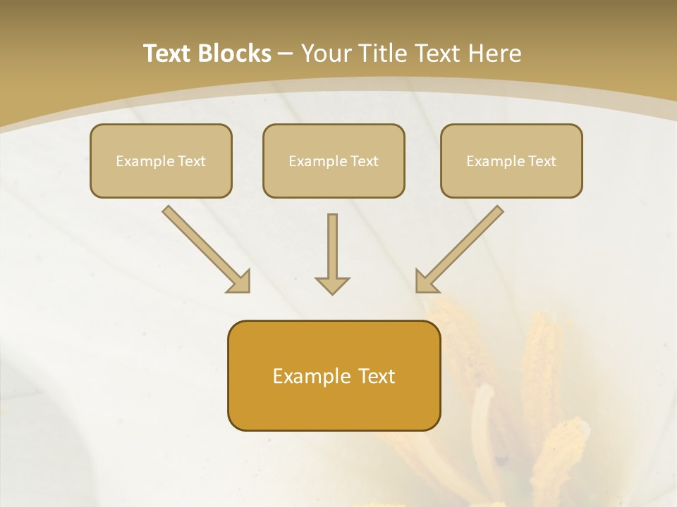Mountain Spring Blossom PowerPoint Template