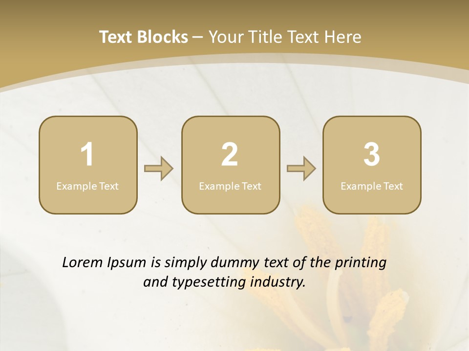 Mountain Spring Blossom PowerPoint Template