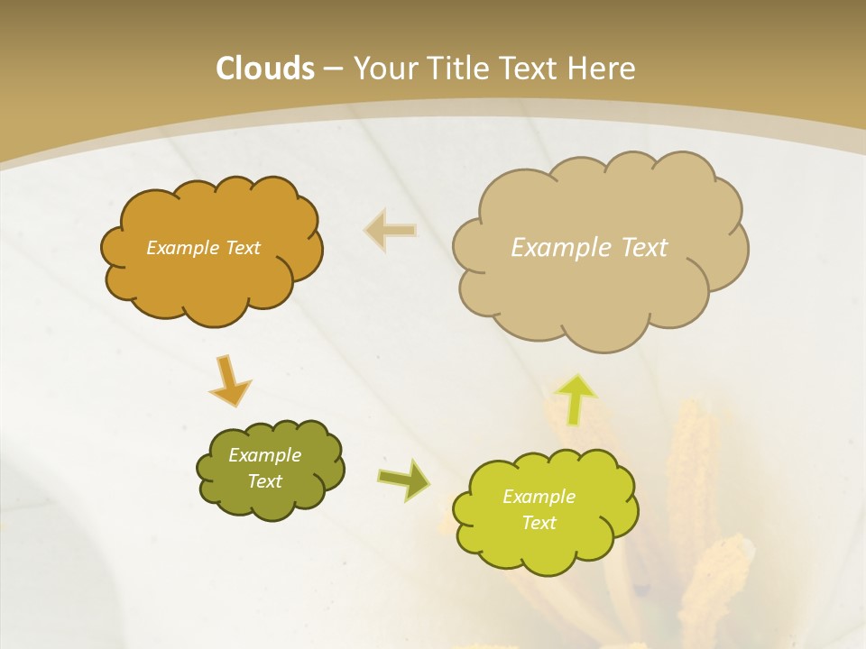 Mountain Spring Blossom PowerPoint Template