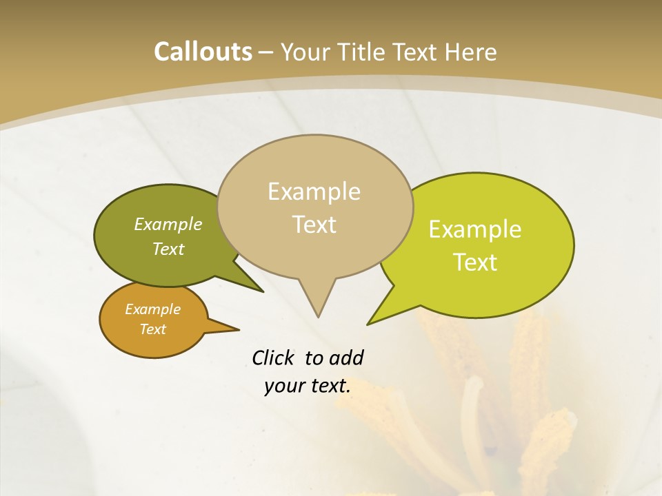 Mountain Spring Blossom PowerPoint Template