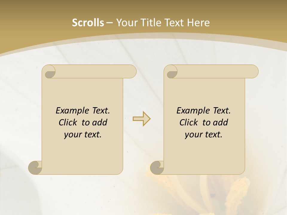 Mountain Spring Blossom PowerPoint Template