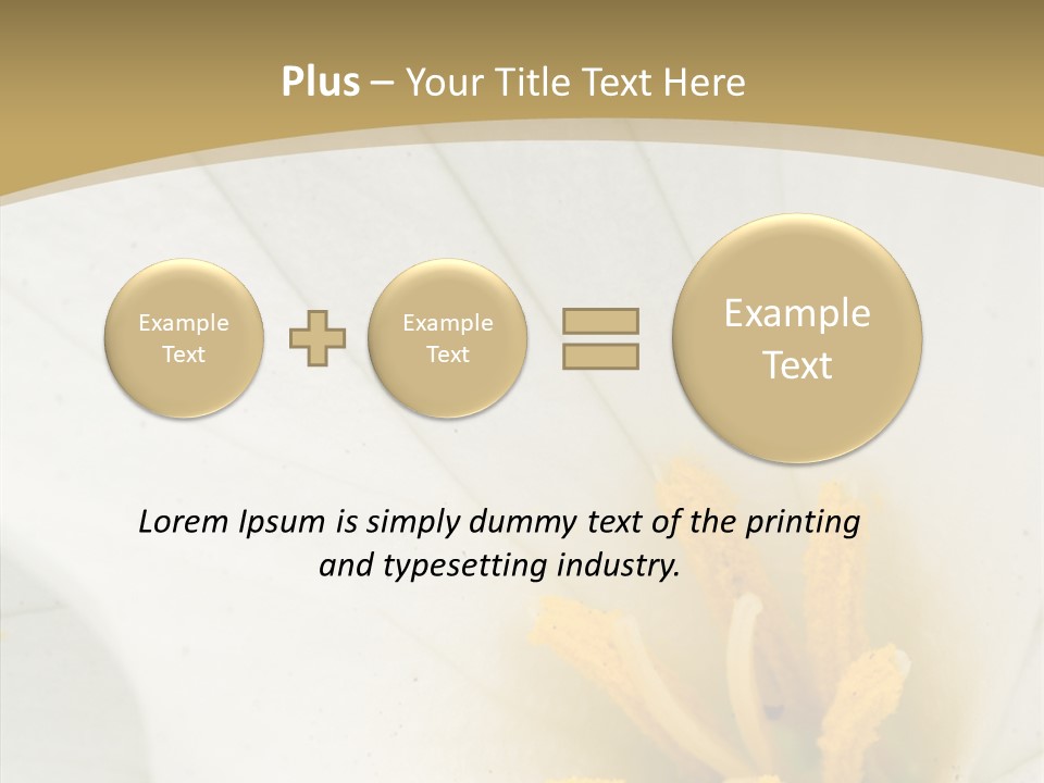 Mountain Spring Blossom PowerPoint Template