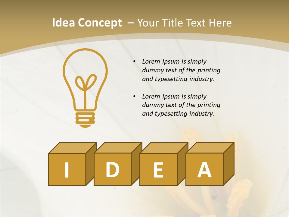 Mountain Spring Blossom PowerPoint Template