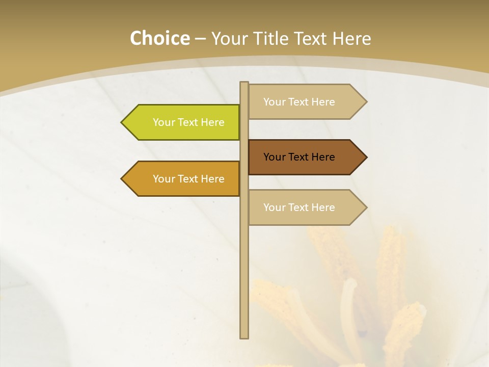 Mountain Spring Blossom PowerPoint Template