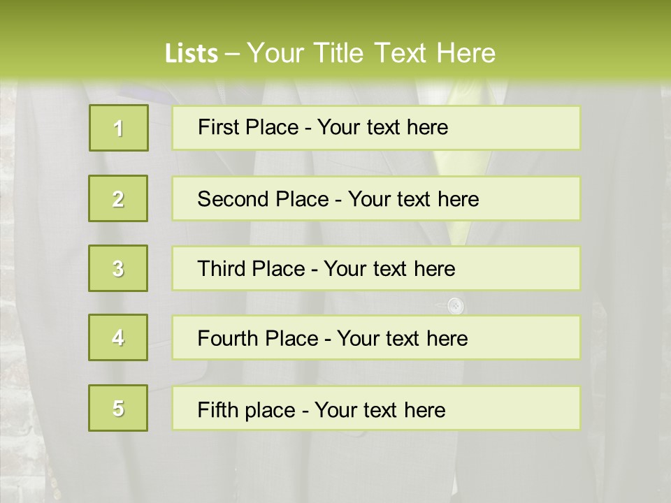 Macro Jackets Shirt PowerPoint Template