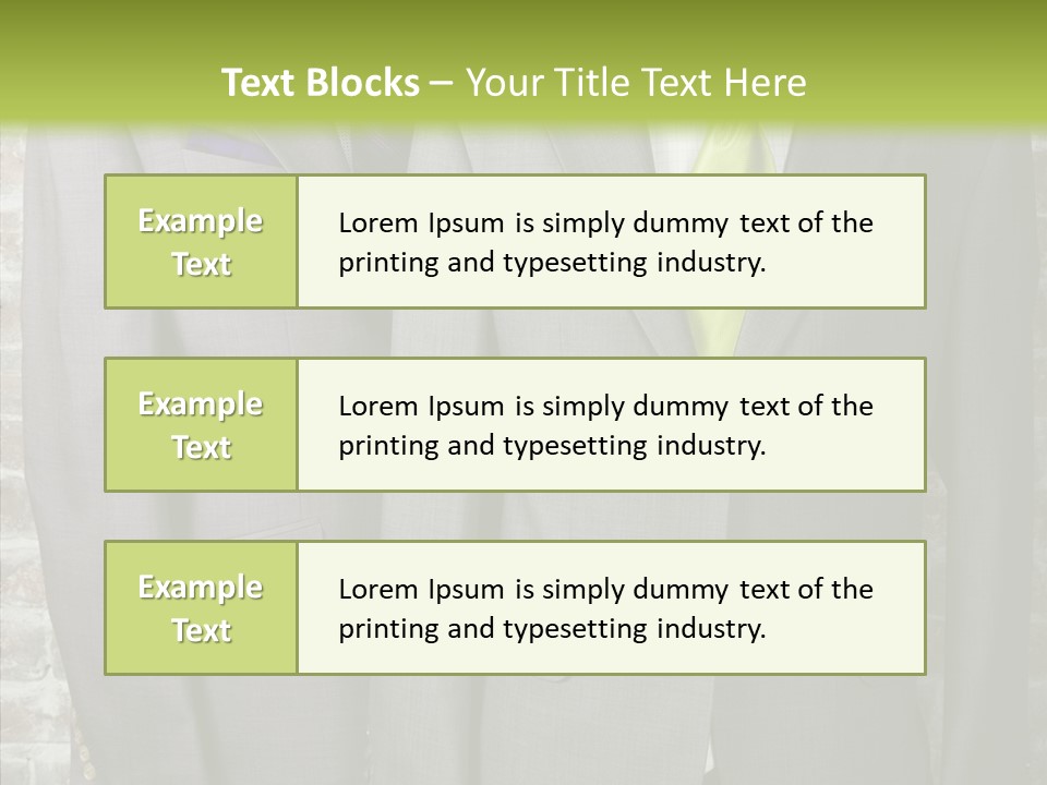 Macro Jackets Shirt PowerPoint Template