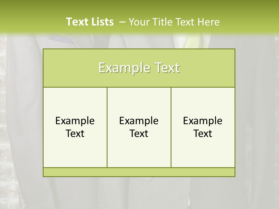 Macro Jackets Shirt PowerPoint Template