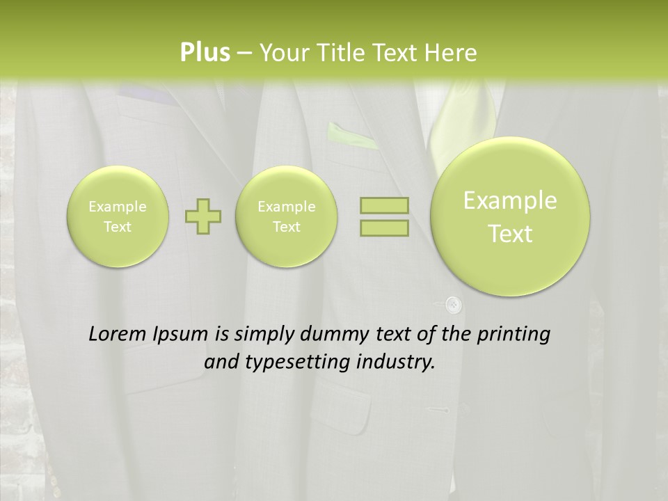 Macro Jackets Shirt PowerPoint Template