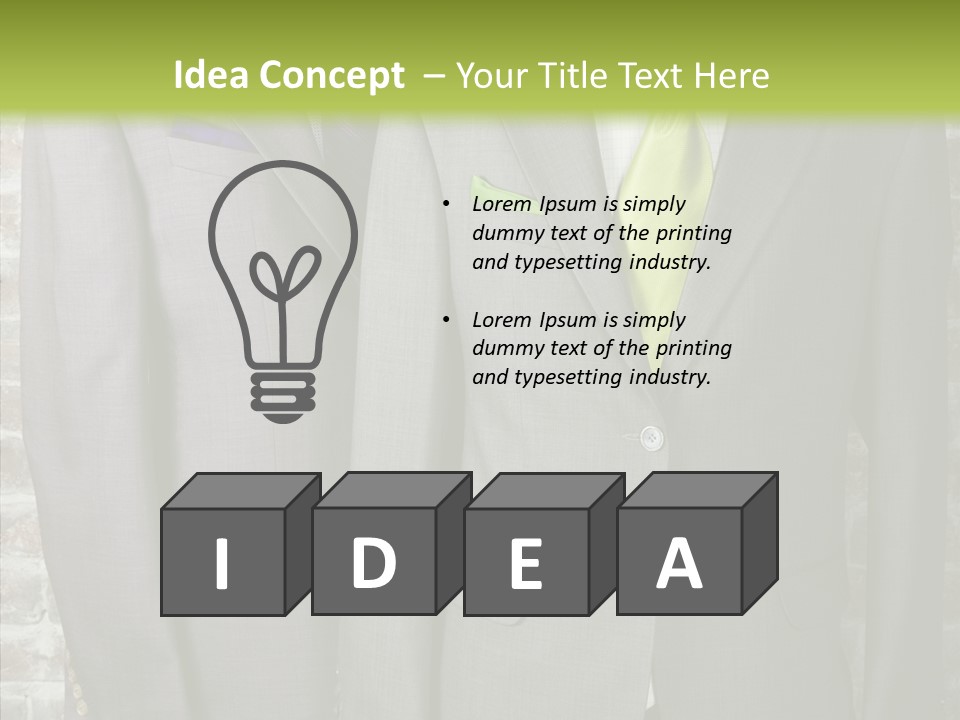 Macro Jackets Shirt PowerPoint Template