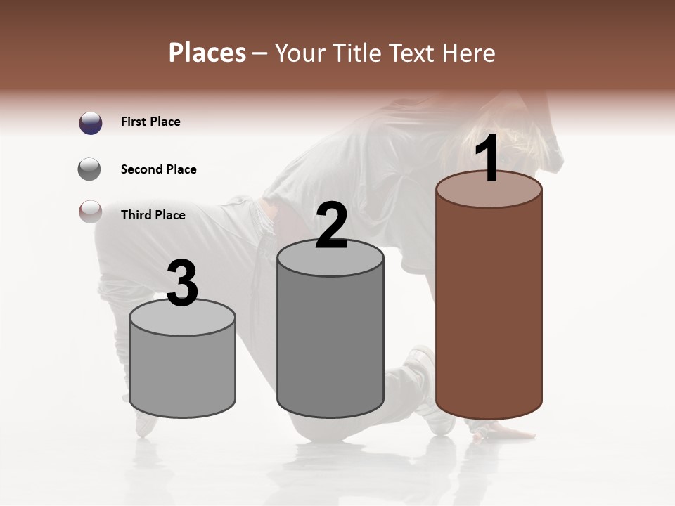 Teenager Dance Aerobics PowerPoint Template