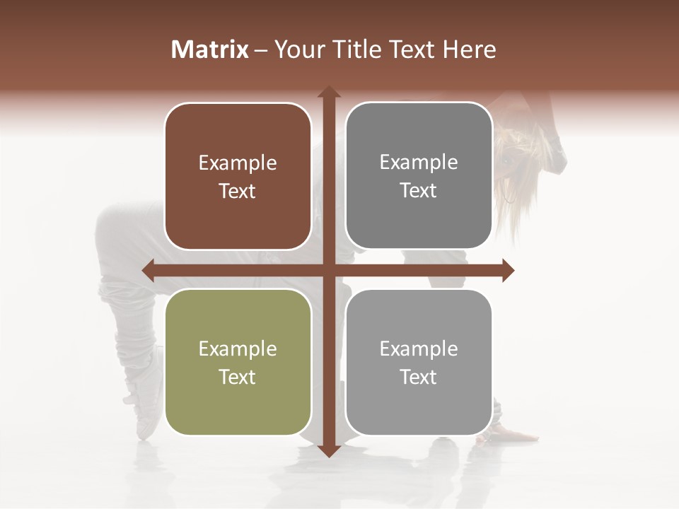 Teenager Dance Aerobics PowerPoint Template