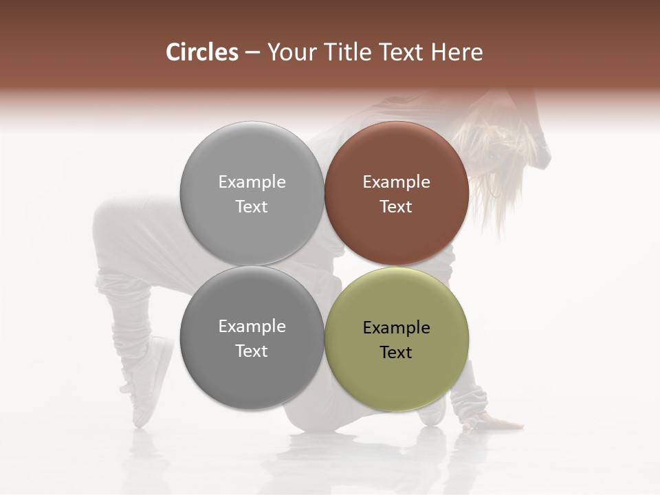 Teenager Dance Aerobics PowerPoint Template