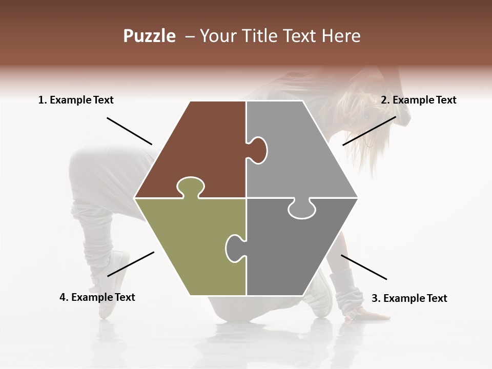 Teenager Dance Aerobics PowerPoint Template