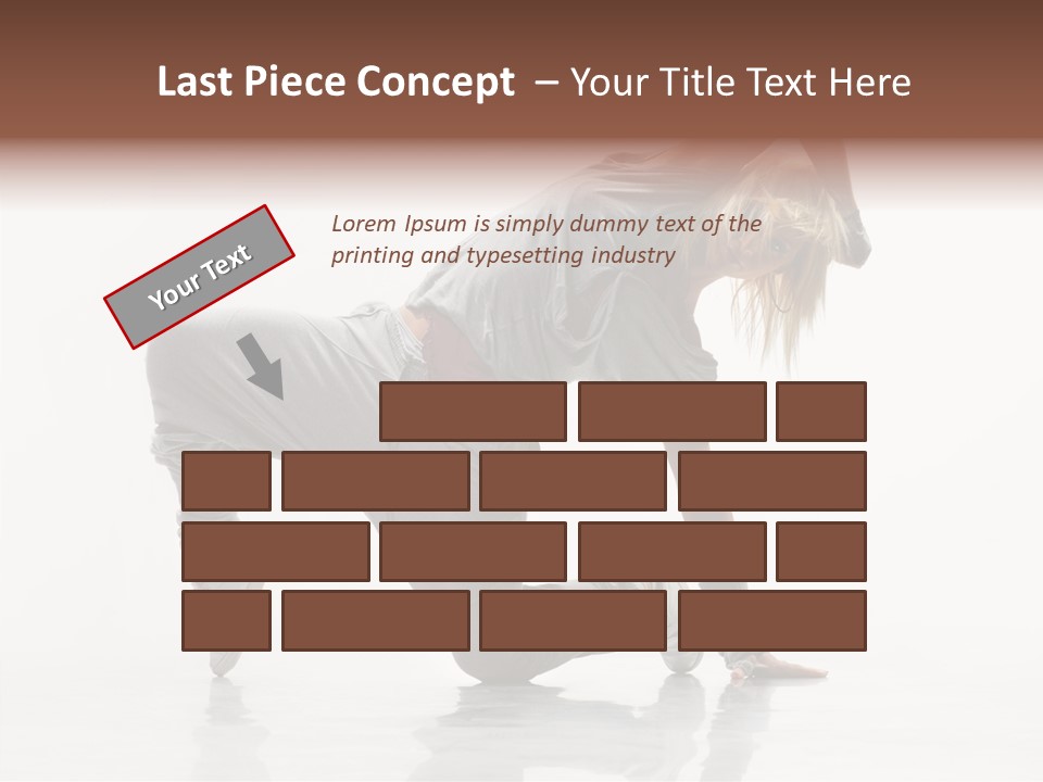 Teenager Dance Aerobics PowerPoint Template