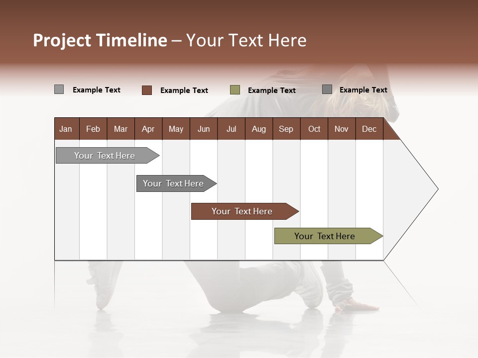 Teenager Dance Aerobics PowerPoint Template