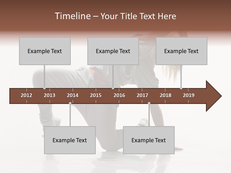 Teenager Dance Aerobics PowerPoint Template
