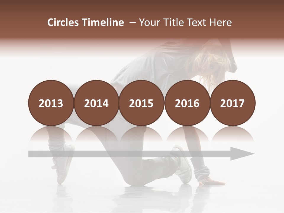 Teenager Dance Aerobics PowerPoint Template