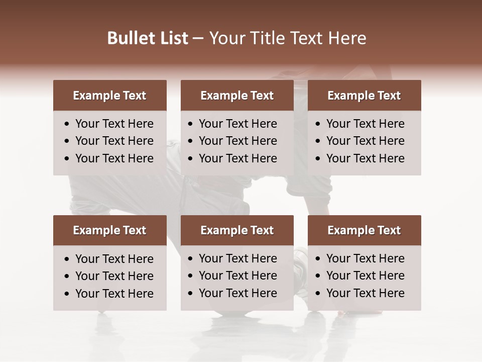 Teenager Dance Aerobics PowerPoint Template