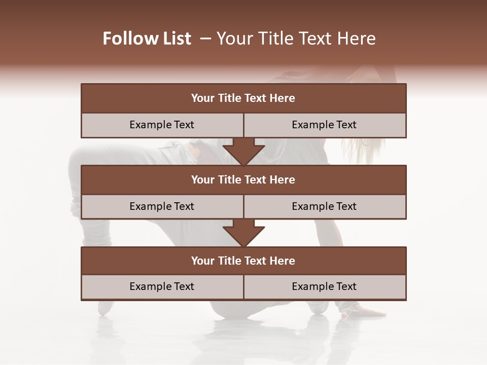 Teenager Dance Aerobics PowerPoint Template