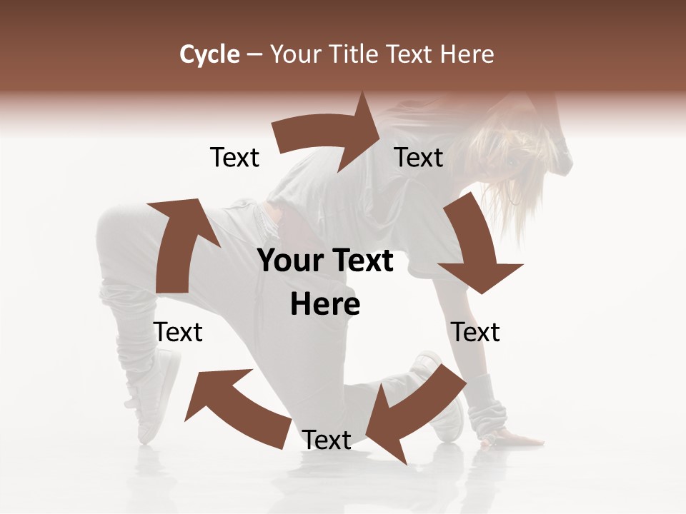 Teenager Dance Aerobics PowerPoint Template