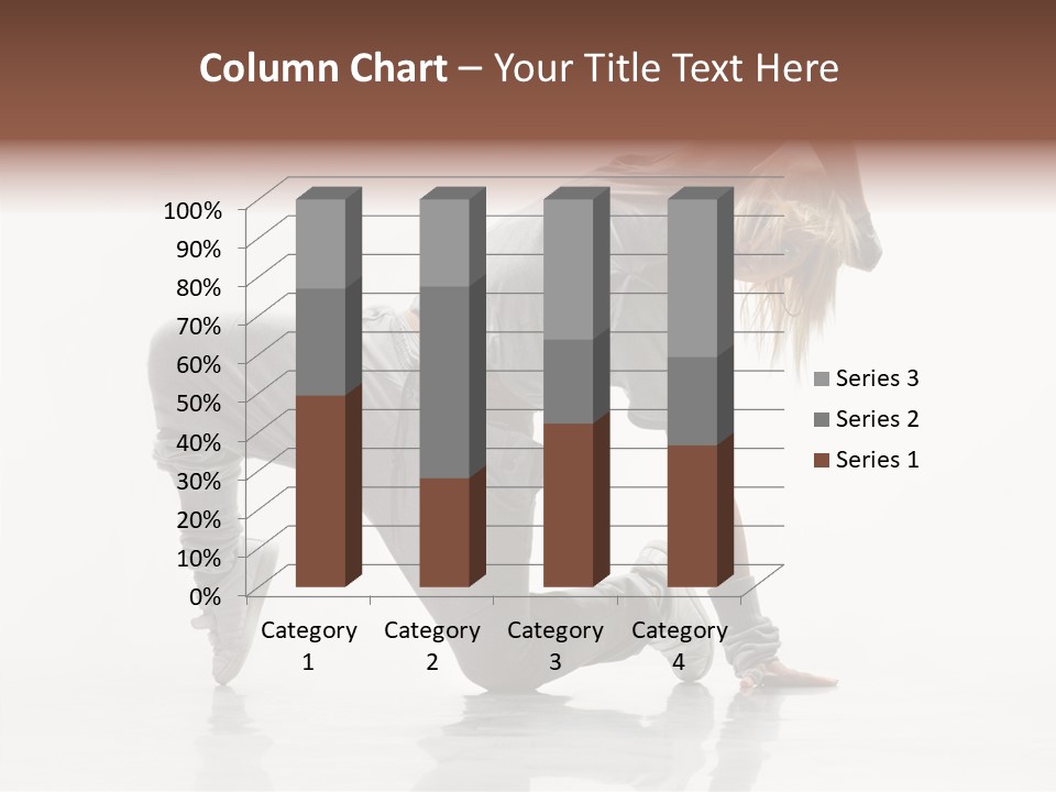 Teenager Dance Aerobics PowerPoint Template