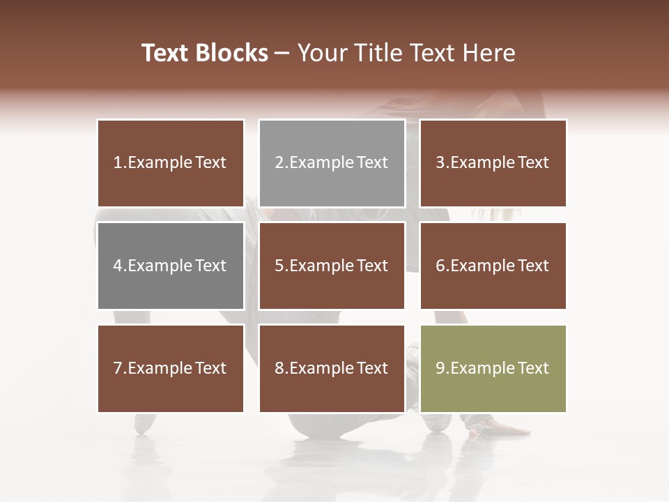 Teenager Dance Aerobics PowerPoint Template