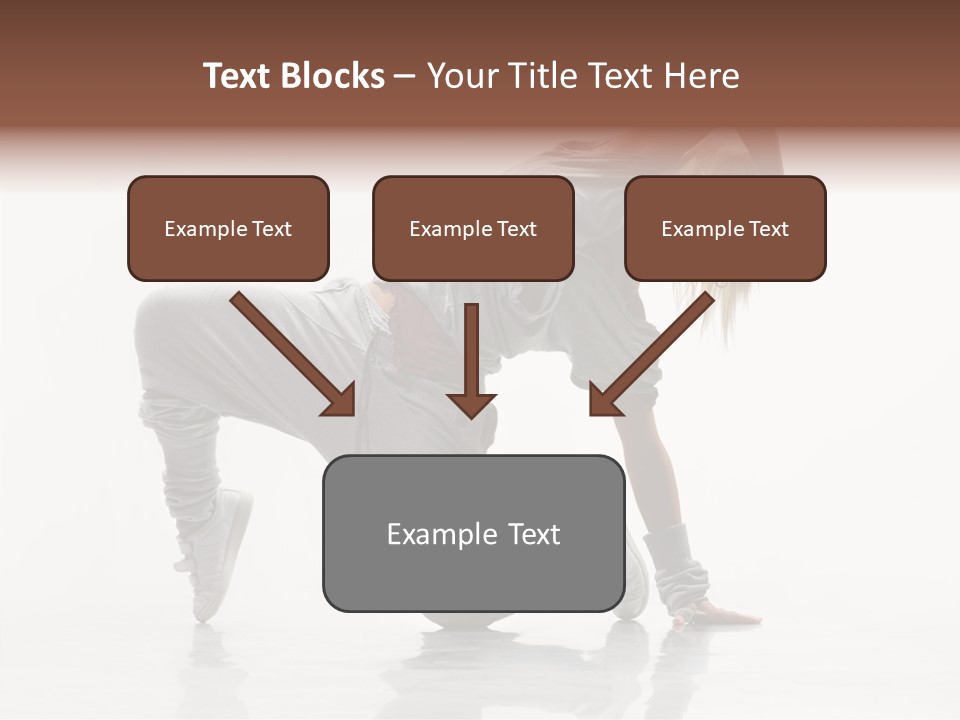 Teenager Dance Aerobics PowerPoint Template