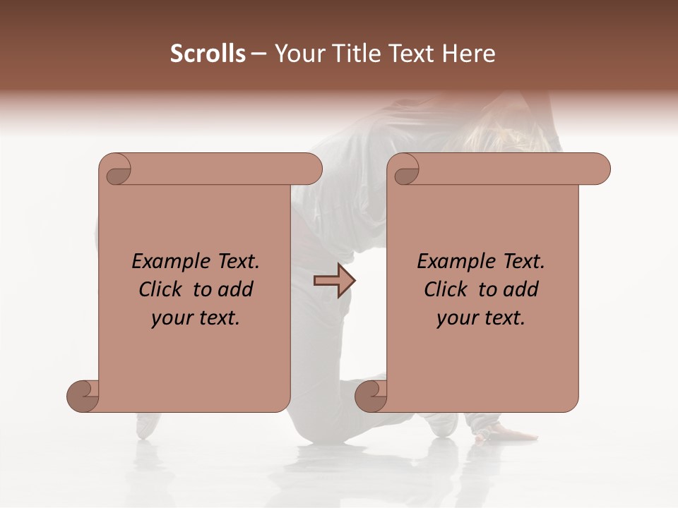 Teenager Dance Aerobics PowerPoint Template
