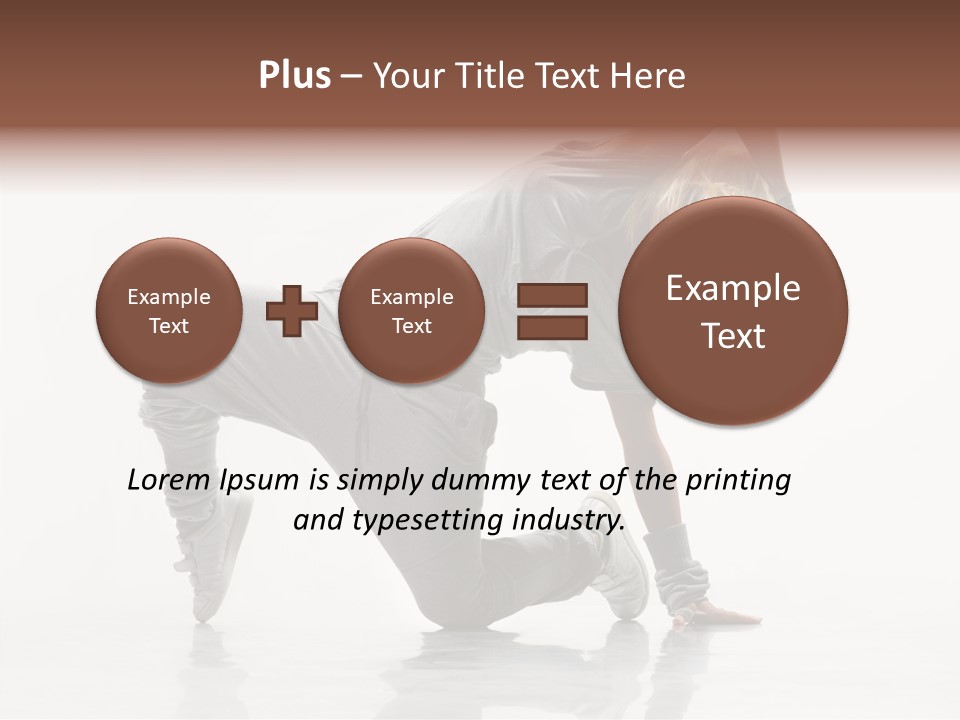 Teenager Dance Aerobics PowerPoint Template