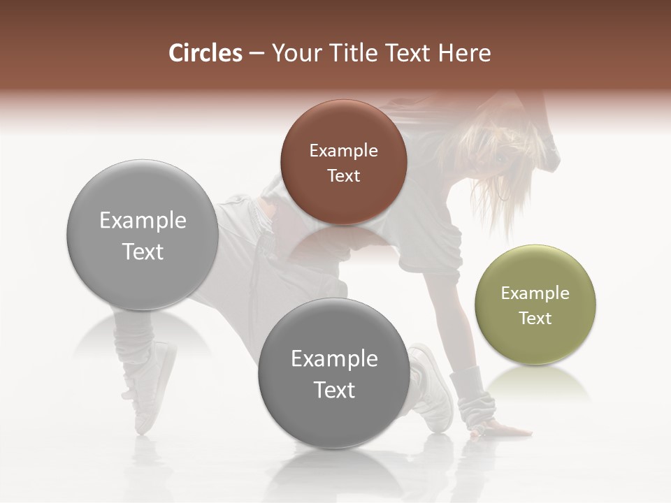 Teenager Dance Aerobics PowerPoint Template