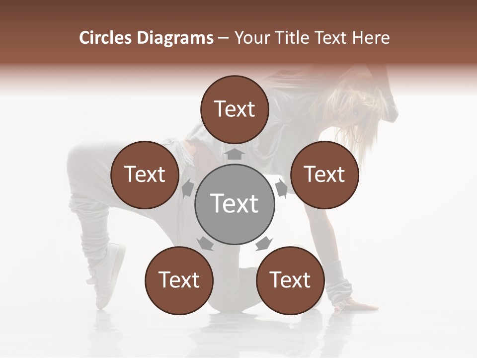 Teenager Dance Aerobics PowerPoint Template