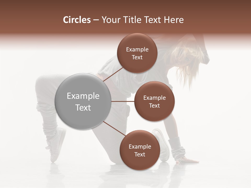 Teenager Dance Aerobics PowerPoint Template