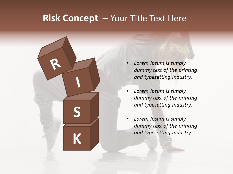 Teenager Dance Aerobics PowerPoint Template