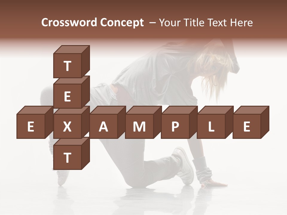 Teenager Dance Aerobics PowerPoint Template