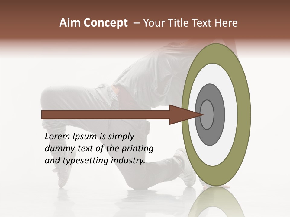 Teenager Dance Aerobics PowerPoint Template