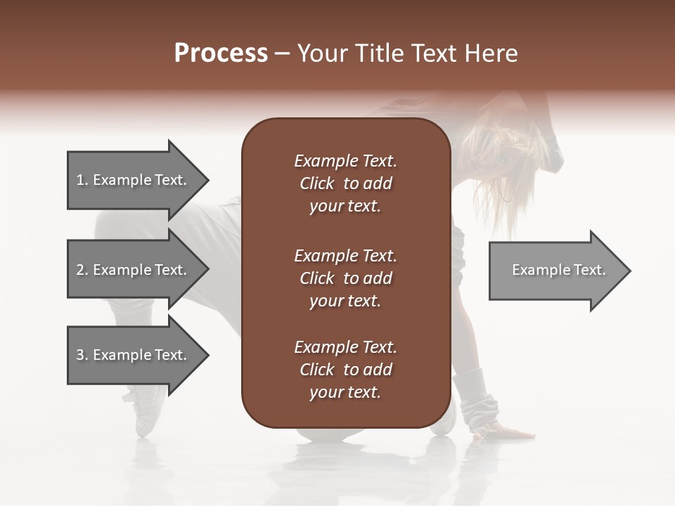 Teenager Dance Aerobics PowerPoint Template