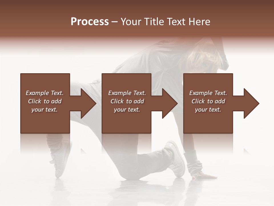 Teenager Dance Aerobics PowerPoint Template