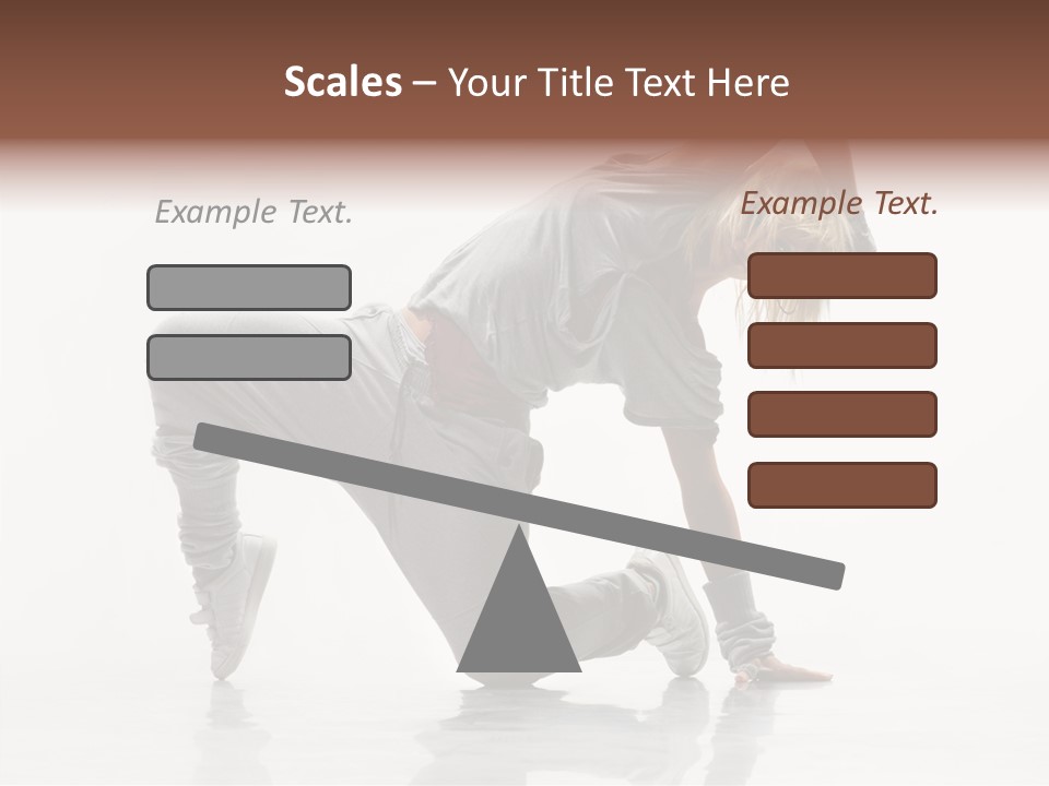 Teenager Dance Aerobics PowerPoint Template