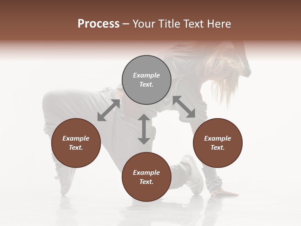 Teenager Dance Aerobics PowerPoint Template