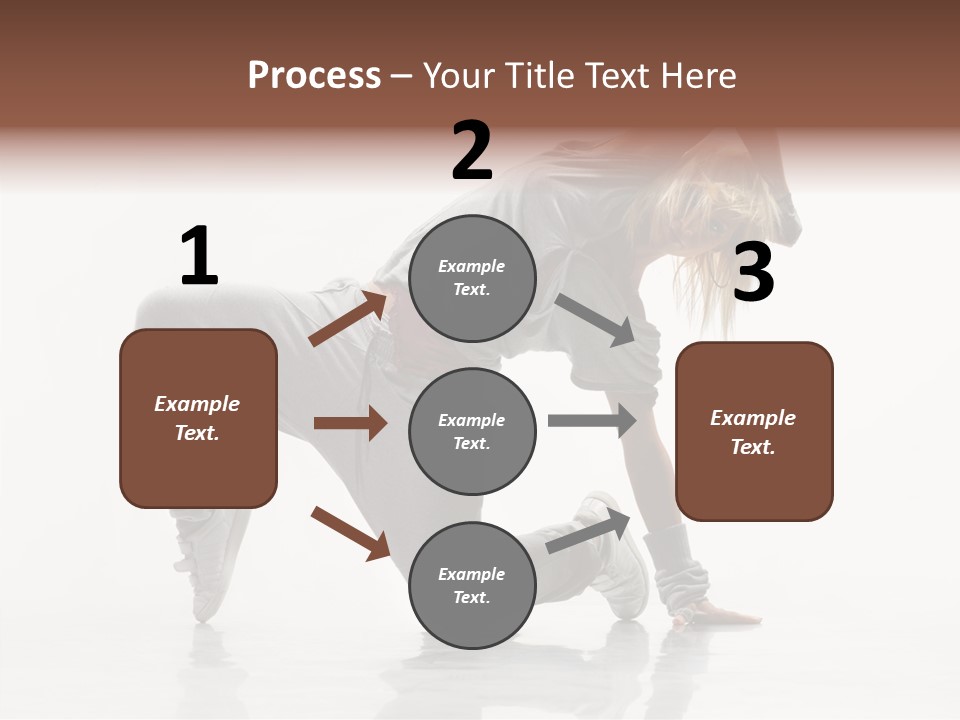 Teenager Dance Aerobics PowerPoint Template