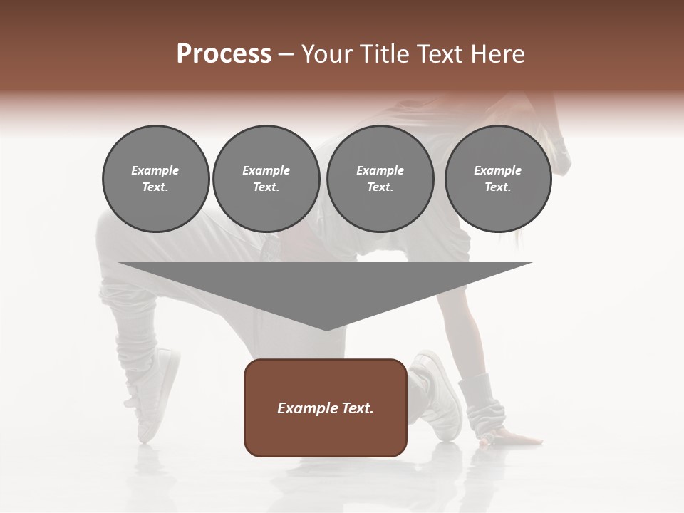 Teenager Dance Aerobics PowerPoint Template