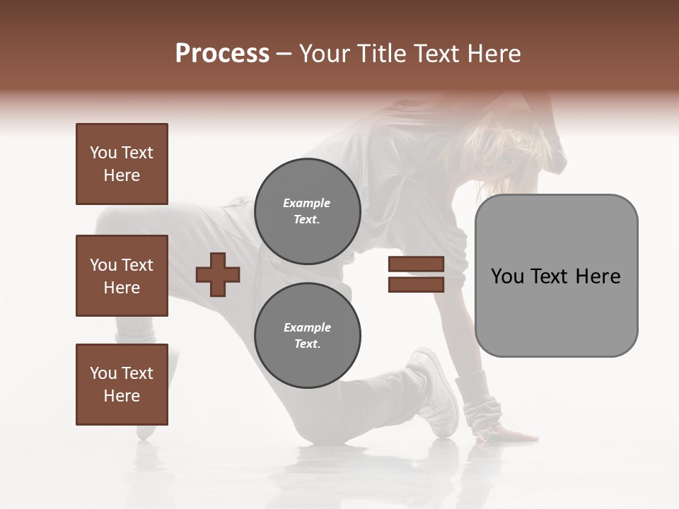 Teenager Dance Aerobics PowerPoint Template