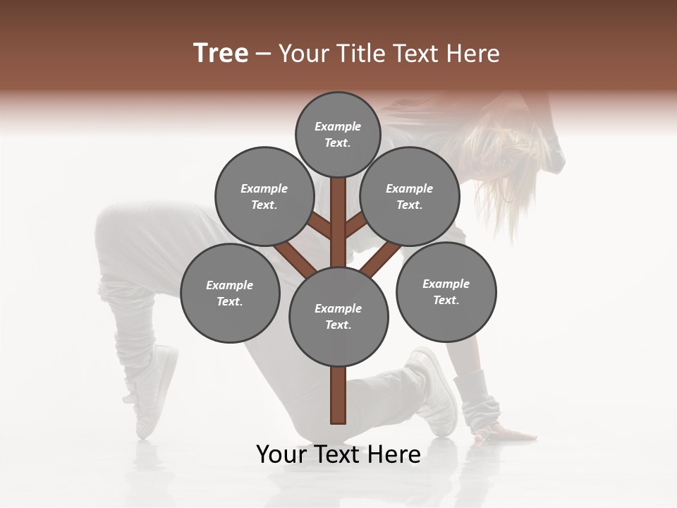 Teenager Dance Aerobics PowerPoint Template