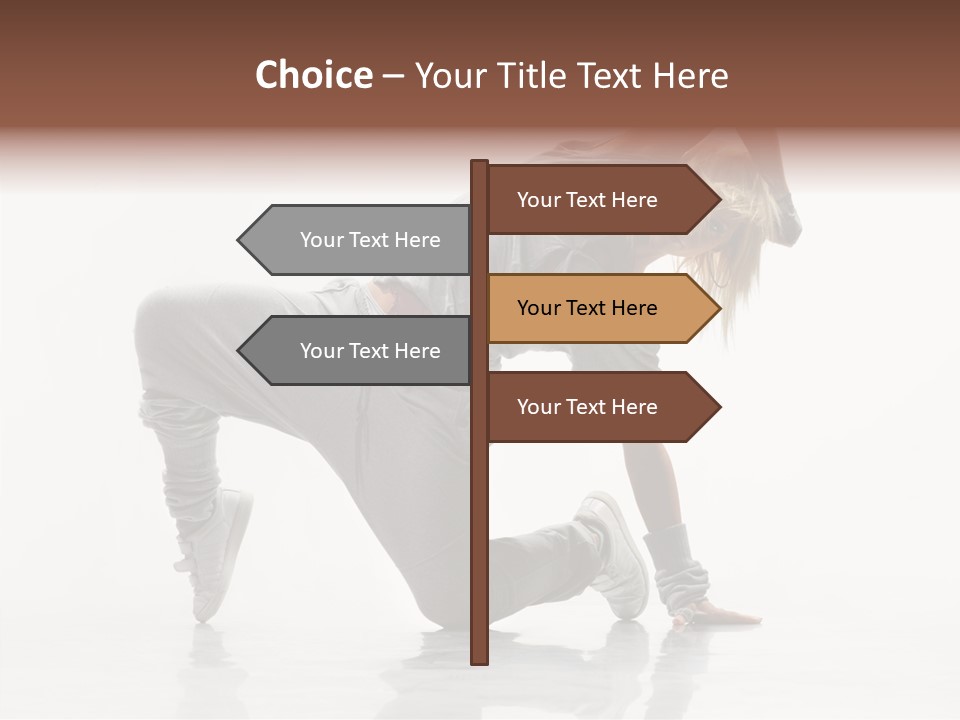 Teenager Dance Aerobics PowerPoint Template