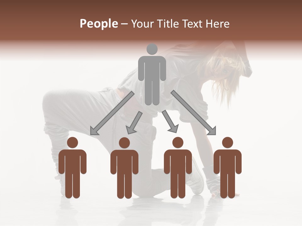 Teenager Dance Aerobics PowerPoint Template