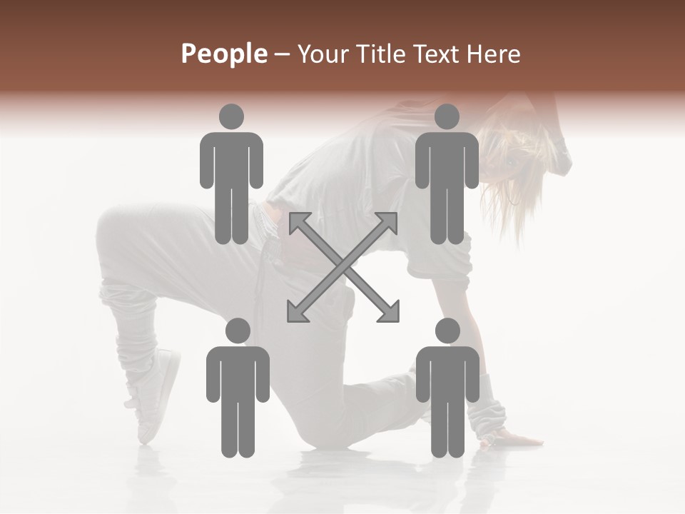 Teenager Dance Aerobics PowerPoint Template