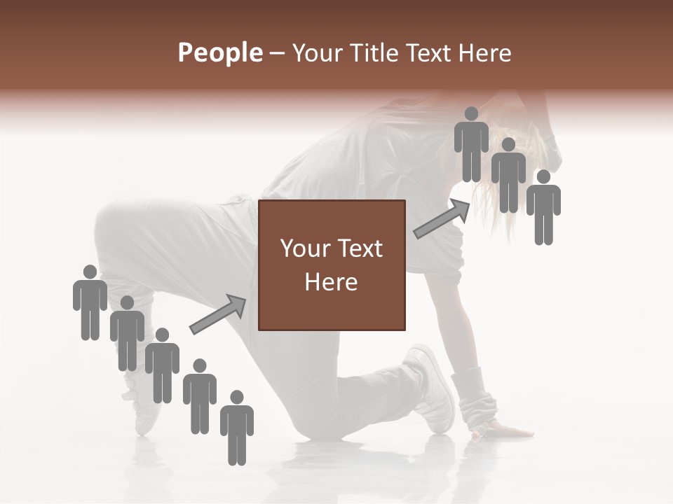 Teenager Dance Aerobics PowerPoint Template