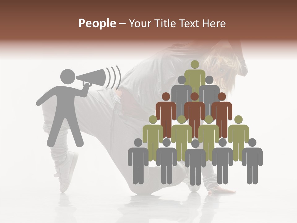 Teenager Dance Aerobics PowerPoint Template