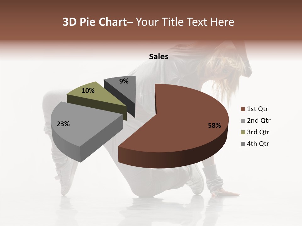 Teenager Dance Aerobics PowerPoint Template